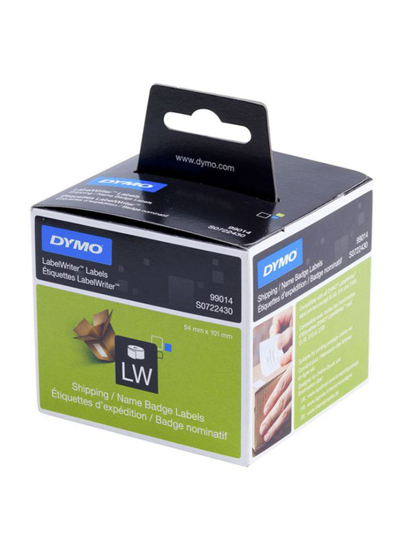 

Dymo LabelWriter Shipping Labels Sticker, 101 x 54mm, 99014, White