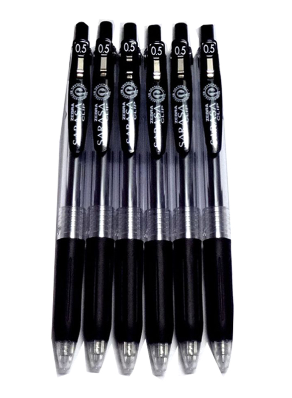 

Zebra 12-Piece Sarasa Clip Gel-Ink Pen Set, 0.5mm, Black