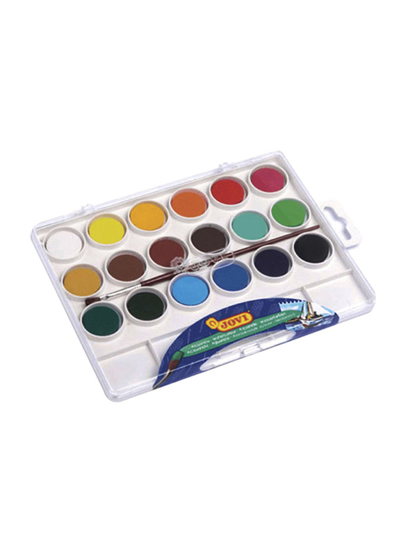 

Jovi Watercolour Pill Case, 18 Piece, Multicolour