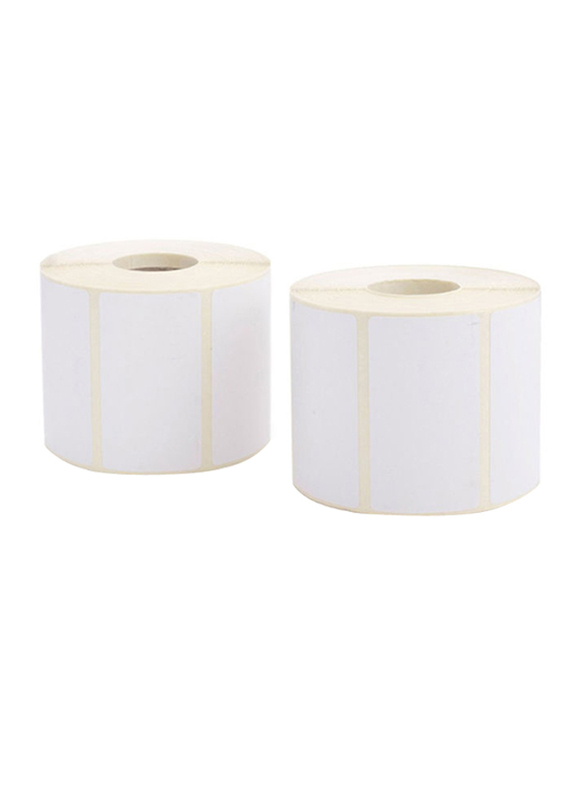 

Direct Thermal Labels Roll, 58 x 39mm, 2 Piece, White