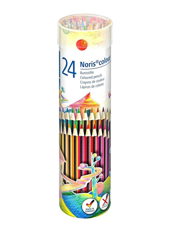 

Staedtler StaEDT Perfumeler Noris Color Pencil Set, 24 Pieces, ST-185-MD24, Multicolour