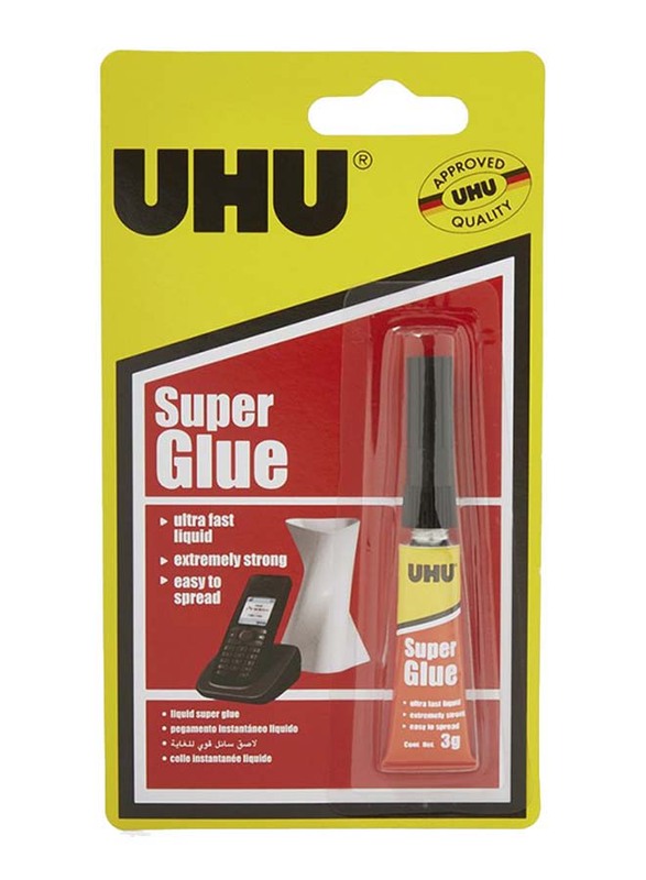 

UHU Liquid Super Glue, 3g, Clear