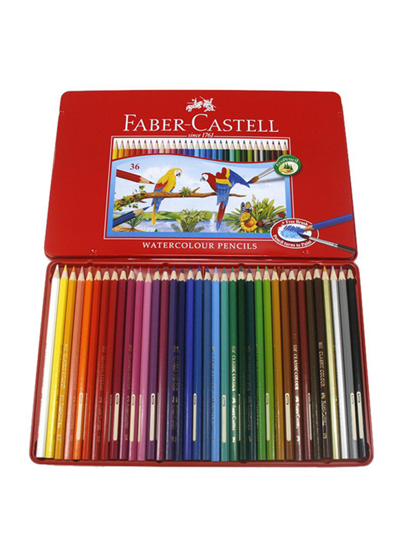 

Faber-Castell Water Color Pencil Set, 36 Pieces, Multicolour