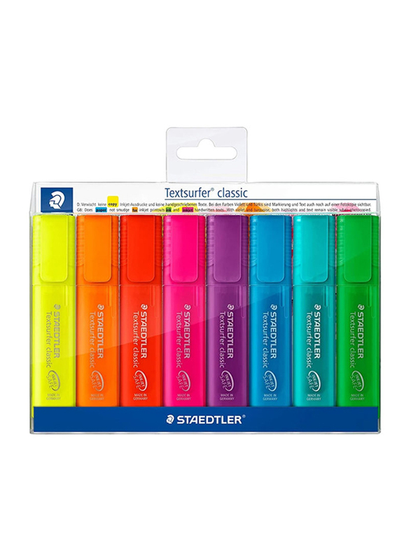 

Staedtler StaEDT Perfumeler 8-Piece Textsurfer Classic Marker Set, Multicolour
