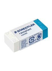 Staedtler 30-Piece Rasoplast Combo Eraser Set, White/Blue