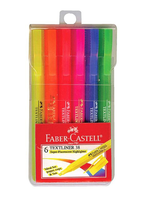 

Faber-Castell Textliner 38 Highlighter Set, 6-Piece, Multicolour