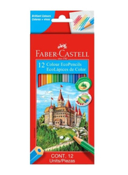 Faber-Castell 12-Piece Hexagonal Color Pencil Set, SA-8681241072975, Multicolour