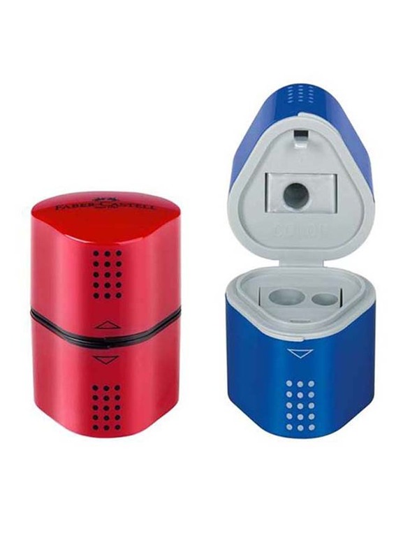 

Faber-Castell 3 Hole Pencil Sharpener, Blue
