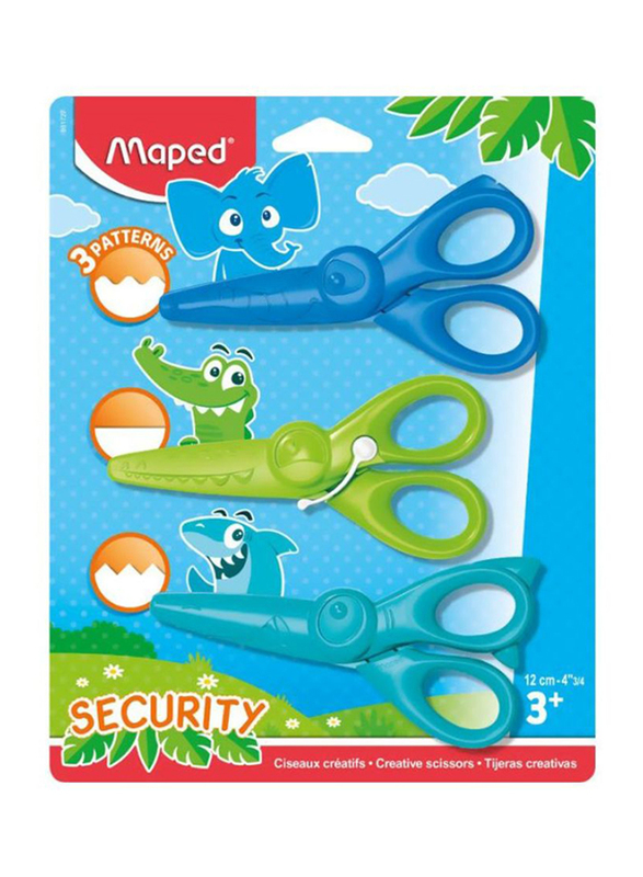 

Maped Creative Security Scissor Set, 3 Pieces, Blue/Green