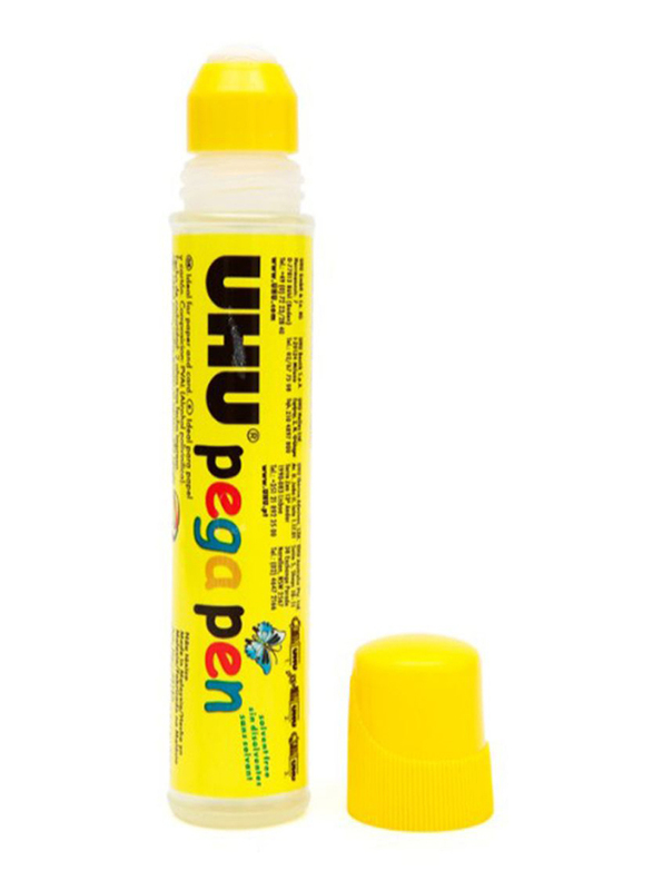 

UHU Pega Pen Liquid Glue, Yellow