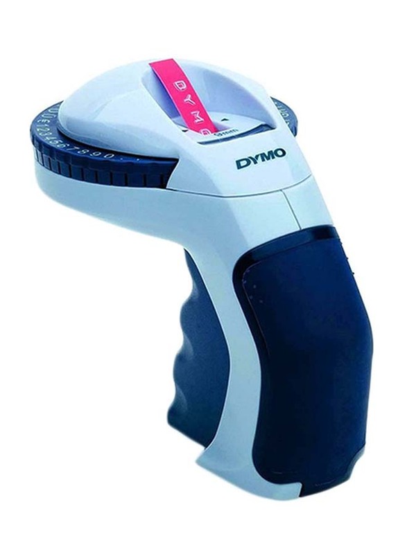 

Dymo Omega Embossing Label Maker, White/Blue