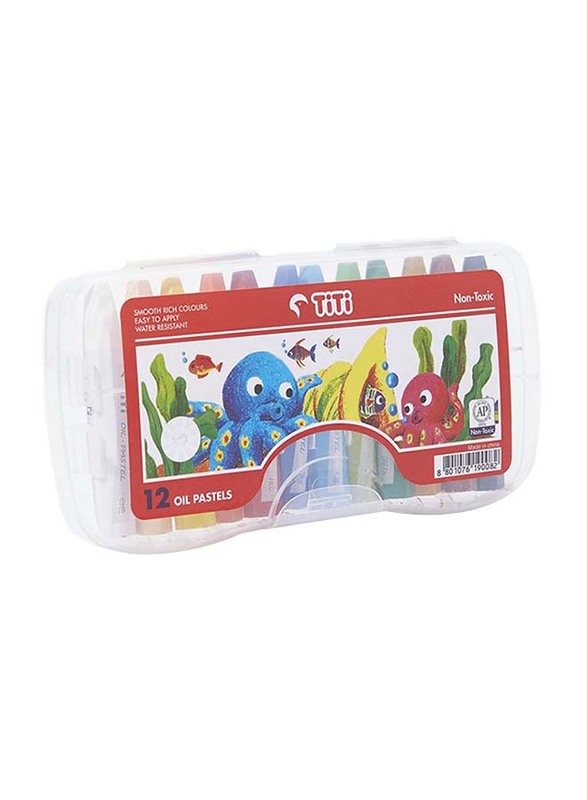 

TiTi Oil Pastel Set, 12 Piece, Multicolour