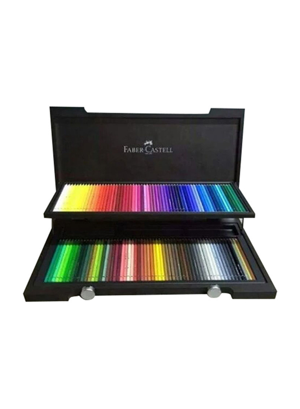 

Faber-Castell 120-Piece Durer Artists Watercolour Pencil Set in Wooden Case, Multicolour