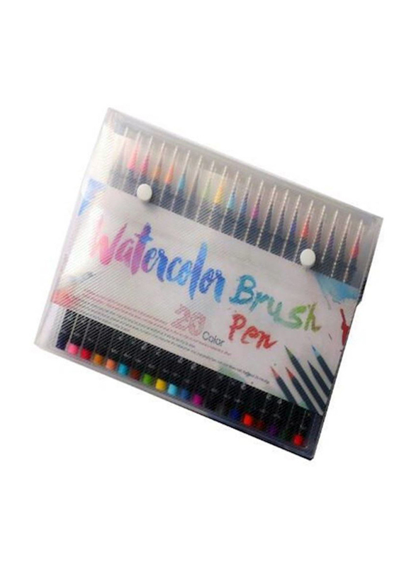 

Generic Calligraphy Pen Soft Brush Marker Watercolour, 20 Piece, Multicolour