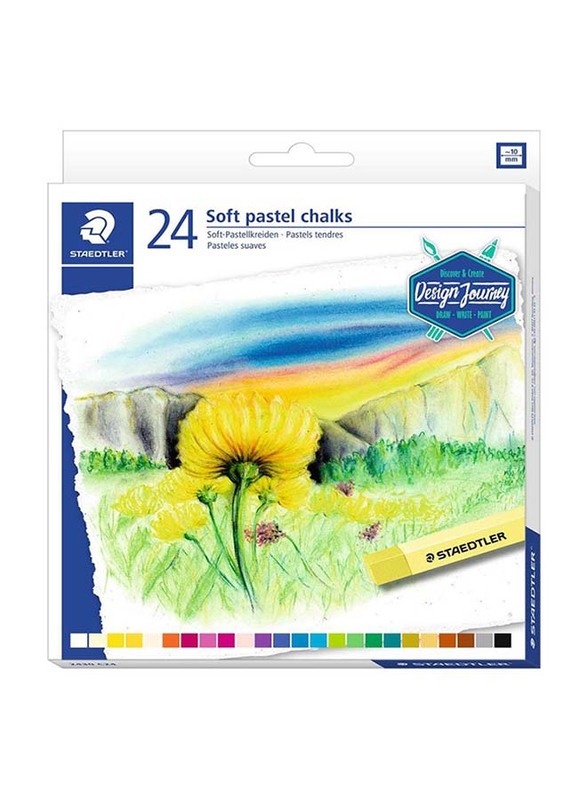 

Staedtler StaEDT Perfumeler 24-Piece Soft Pastel Chalk Set, Multicolour