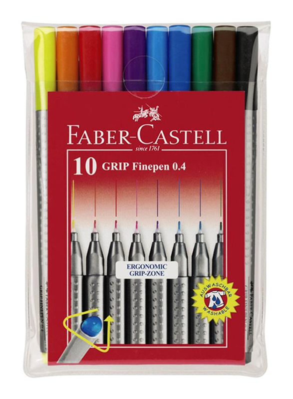 

Faber-Castell Grip Color Pencil Set, 10 Pieces, Multicolour