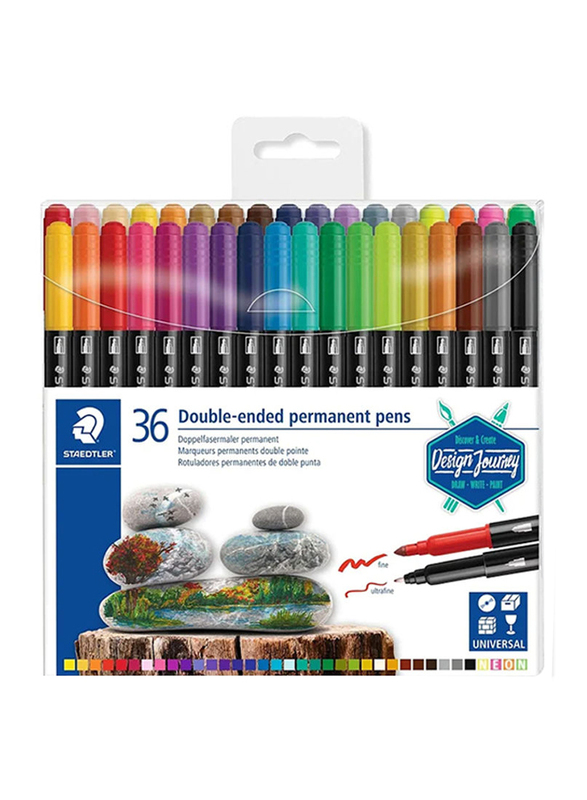 

Staedtler StaEDT Perfumeler 36-Piece Double Ended Pen, Multicolour