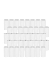 Thermal Receipt Paper Roll, 40 Pieces, White