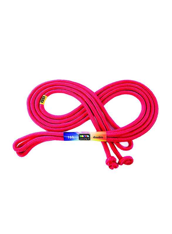 

Just Jump It Foot Single Jump Rope, 16-inch, Red