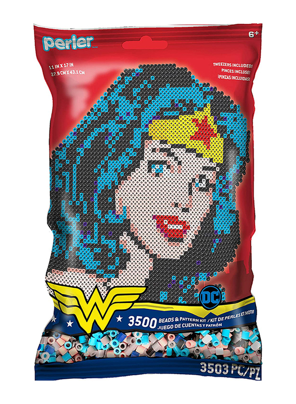 

Perler Beads DC Wonder Woman Fuse Bead Pattern Kit, 3500 Pieces, Ages 6+