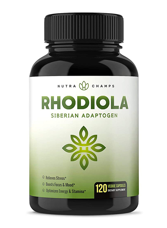 

Nutra Champs Rhodiola Dietary Supplement, 120 Capsules