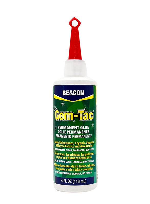 

Beacon Gem-Tac Permanent Adhesive, 4oz, Clear