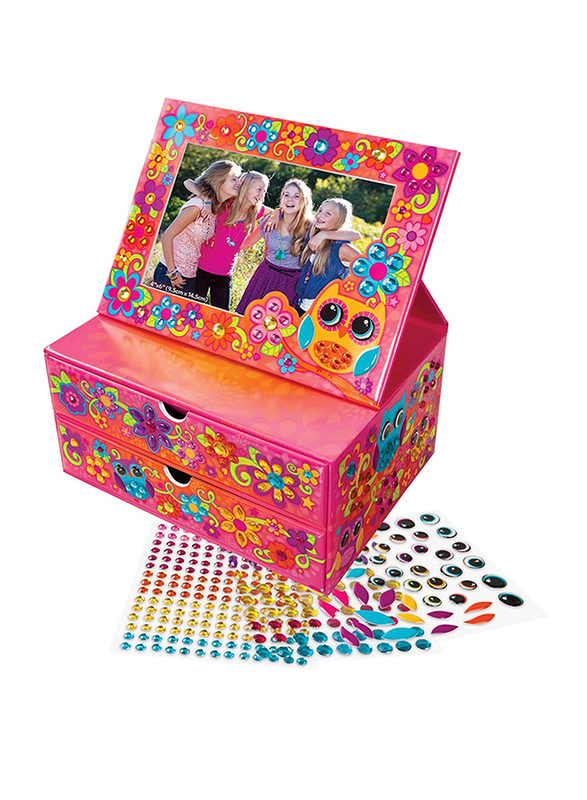 

The Orb Factory Sticky Mosaics Flip Frame Jewellery Box Craft Kit, Ages 5+