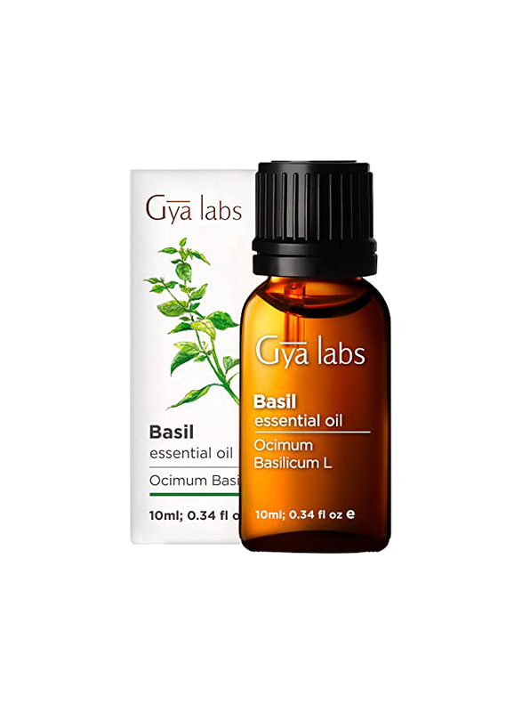 

Gya Labs Basil Essential Oil Aromatherapy Healthier Hair Growth Oil, 10ml