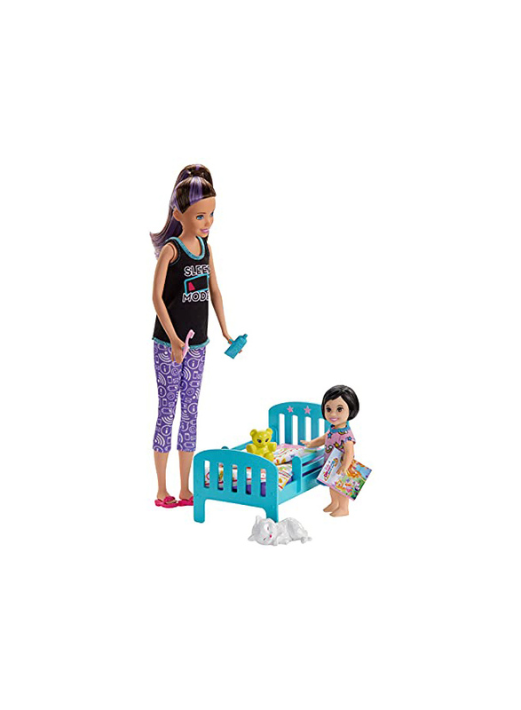 

Barbie Skipper Babysitters BEDT Perfumeime Playset, 10 Pieces, Ages 3+, Multicolour