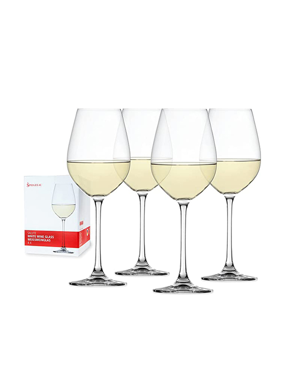 

Spiegelau 4oz Salute White Wine Glasses, 4 Pieces, Clear
