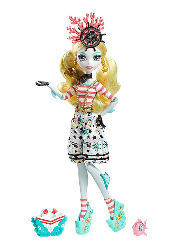 

Monster High Shriekwrecked Nautical Ghouls Lagoona Doll, Ages 6+