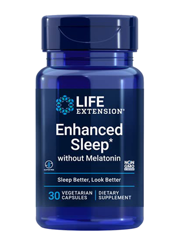

Life Extension Enhanced Sleep without Melatonin, 30 Vegetarian Capsules