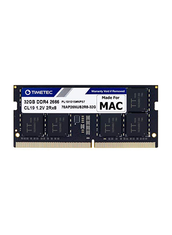 

Timetec 32GB PC4-21333 / PC4-21300 SODIMM MAC RAM Upgrade, Black