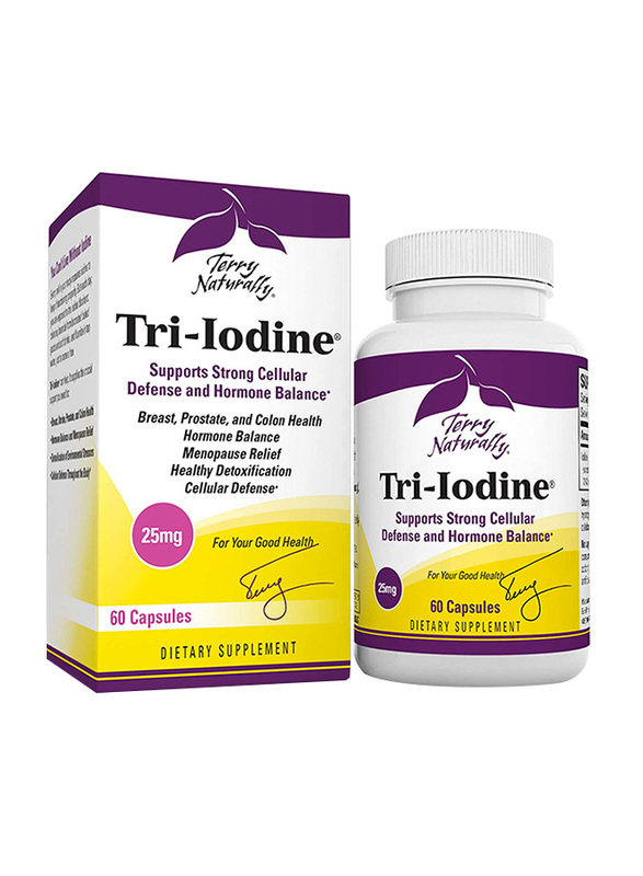 

Terry Naturally Tri-Lodine Dietary Supplement, 25mg, 60 Capsules