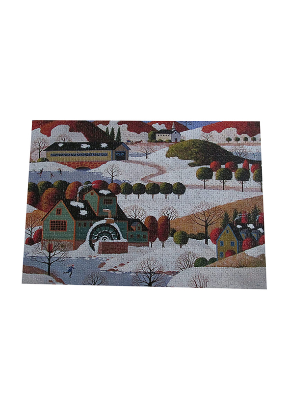 

Hometown 1000-Piece Collection Winter in Vermont by Heronim Puzzles, Ages 12+, Multicolour