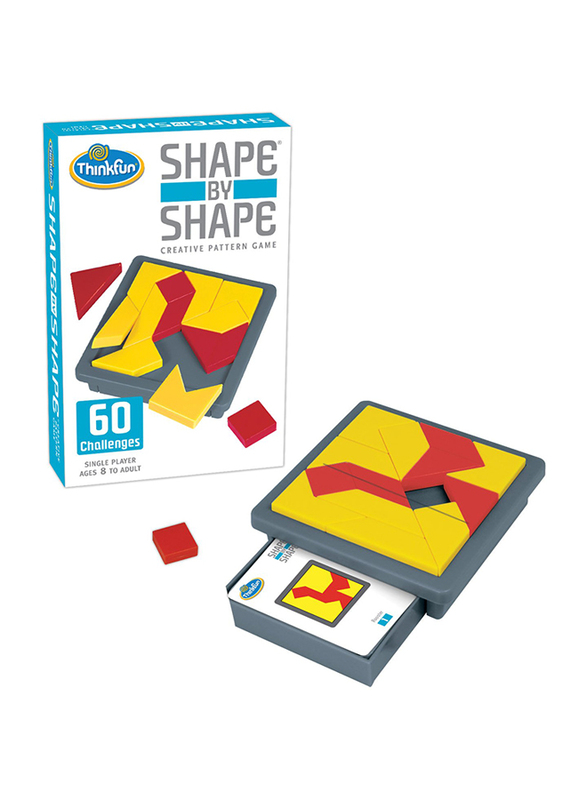 

Think Fun Shape by Shape Creative Pattern Logic Learning Game, Ages 8+, Multicolour