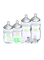 Nuk Simply Natural Baby Bottle Gift Set, 69094, Clear/White