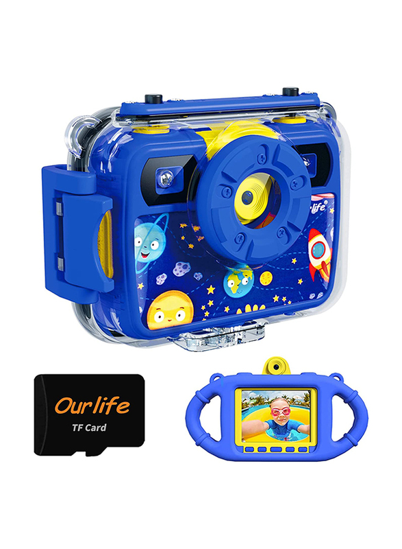 

Ourlife Waterproof Selfie Action Cameras Toy, 10 Pieces, Ages 6+, Multicolour
