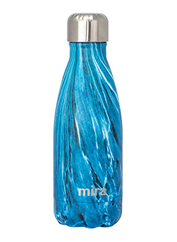 

Mira 12oz Stainless Steel Vacuum Insulated Kids Water Bottle, Dynamic Blue