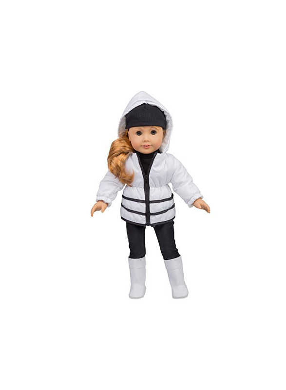

Dress Along Dolly Winter Snow Doll Outfit, 5 Pieces, Ages 3+, Multicolour