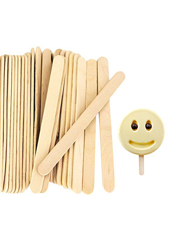 

Acerich Ice Cream Wooden Sticks, 200 Pieces, Beige