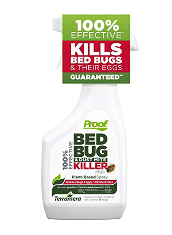 

Proof Bed Bug Dust Mite Killer Plant Based Spray, 473ml