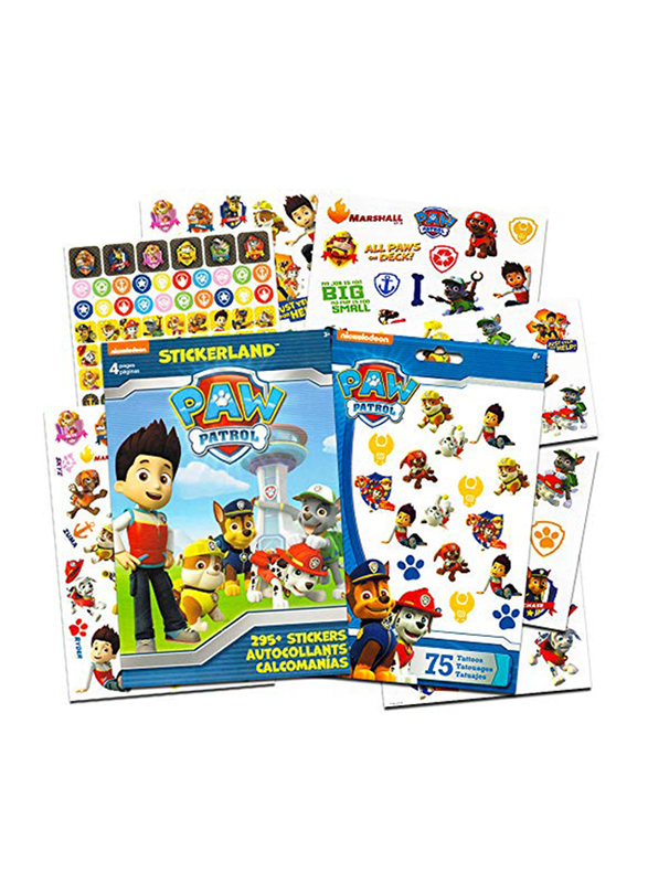 

Stickerland Paw Patrol Stickers Tattoos Party Favor Pack, 295 Pieces