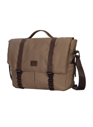 Hynes Eagle 14-inch Explorer Messenger Laptop Bag, Khaki