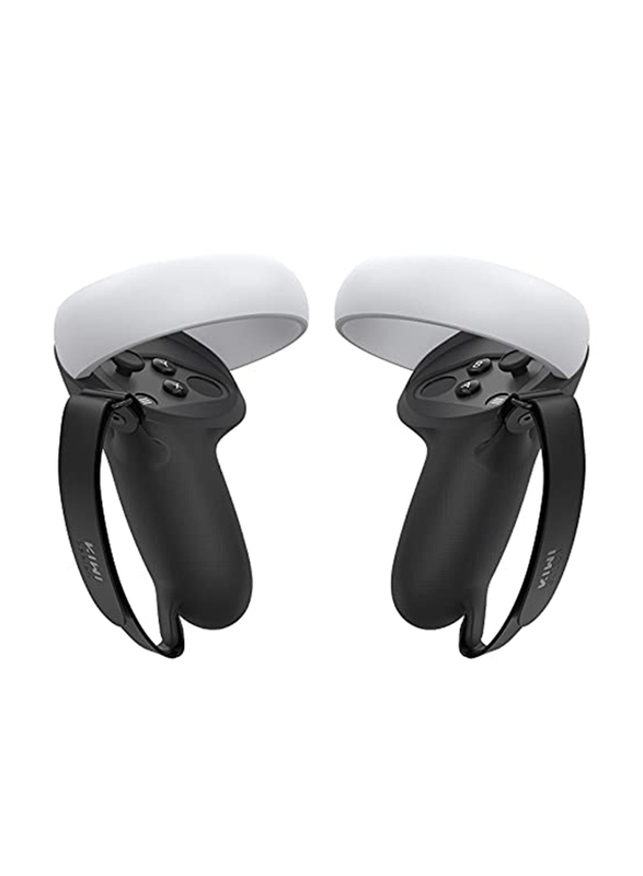 

Kiwi Design Controller Grip Cover for Oculus Quest 2, 1 Pair, Black
