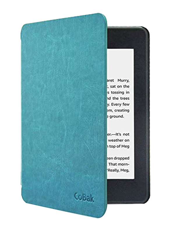 

CoBak Amazon Kindle Paperwhite 10th Gen PU Leather Smart Tablet Case Cover with Auto Sleep Wake, Sky Blue