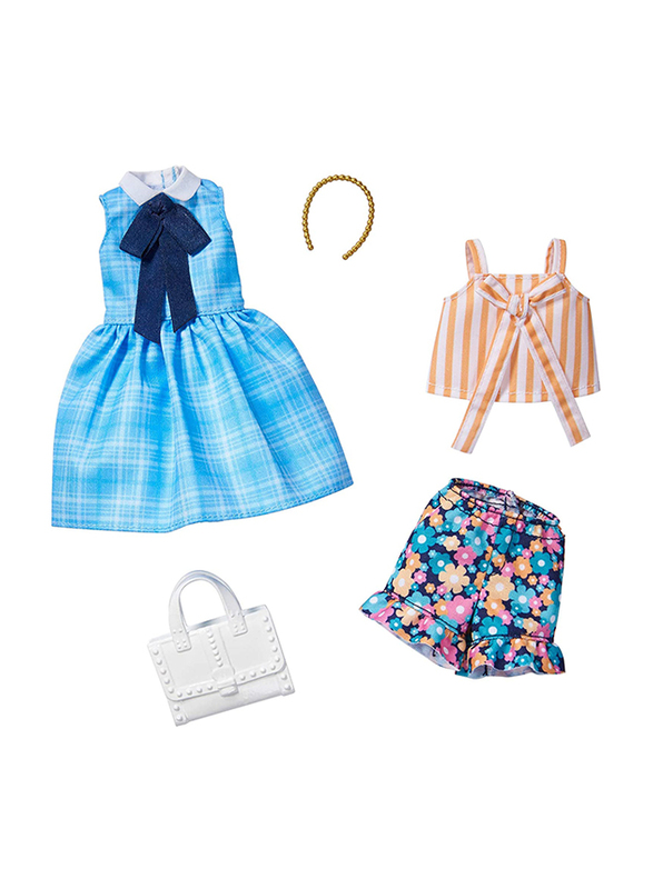 

Barbie Fashions Clothing & Accessories Set, 4 Pieces, Ages 3+, Multicolour