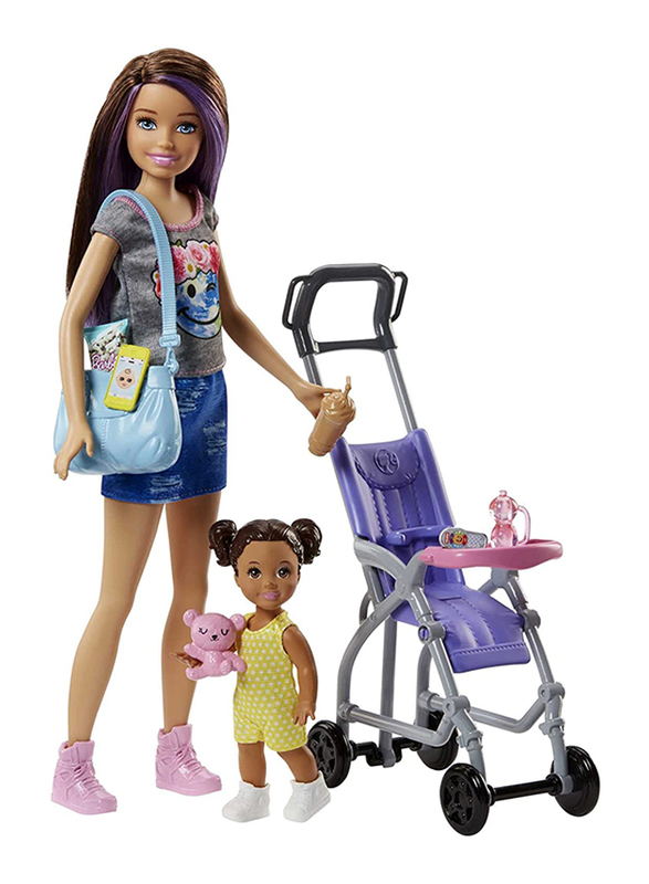 

Barbie Sisters Babysitter Stroller Playset, Ages 3+, Multicolour