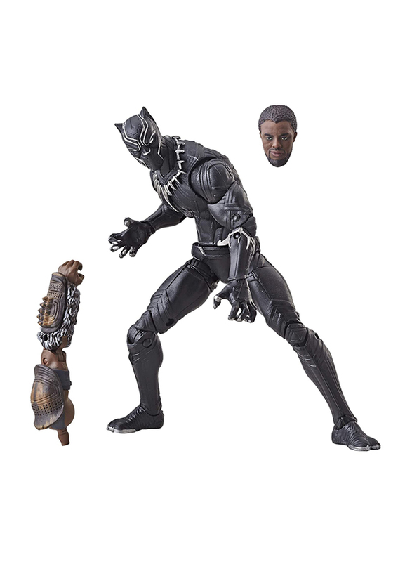 

Marvel Legends Series 6 Panther Action Figure Toy, Ages 4+, Black