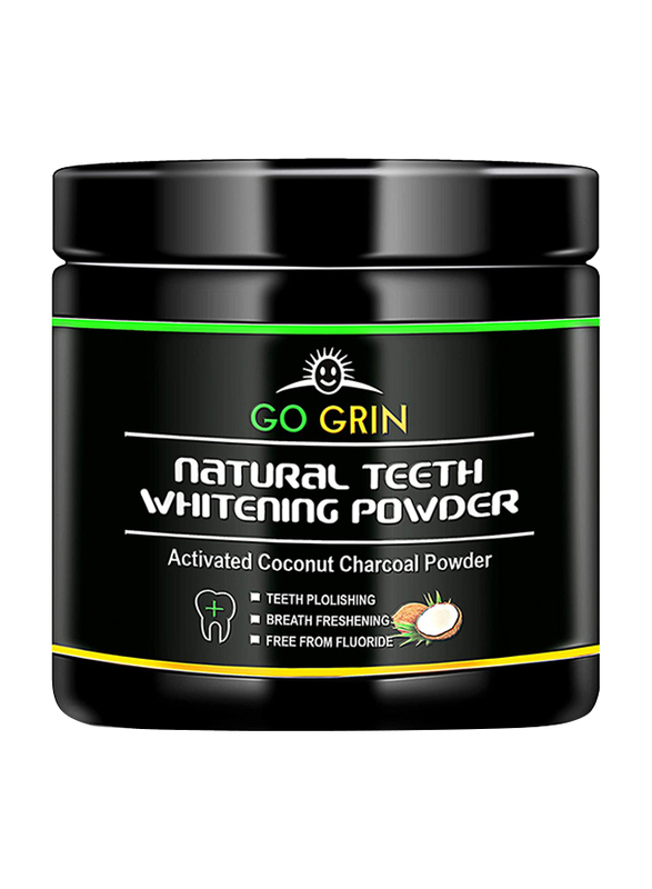 

Go Grin Charcoal Natural Teeth Whitening Powder, 60g